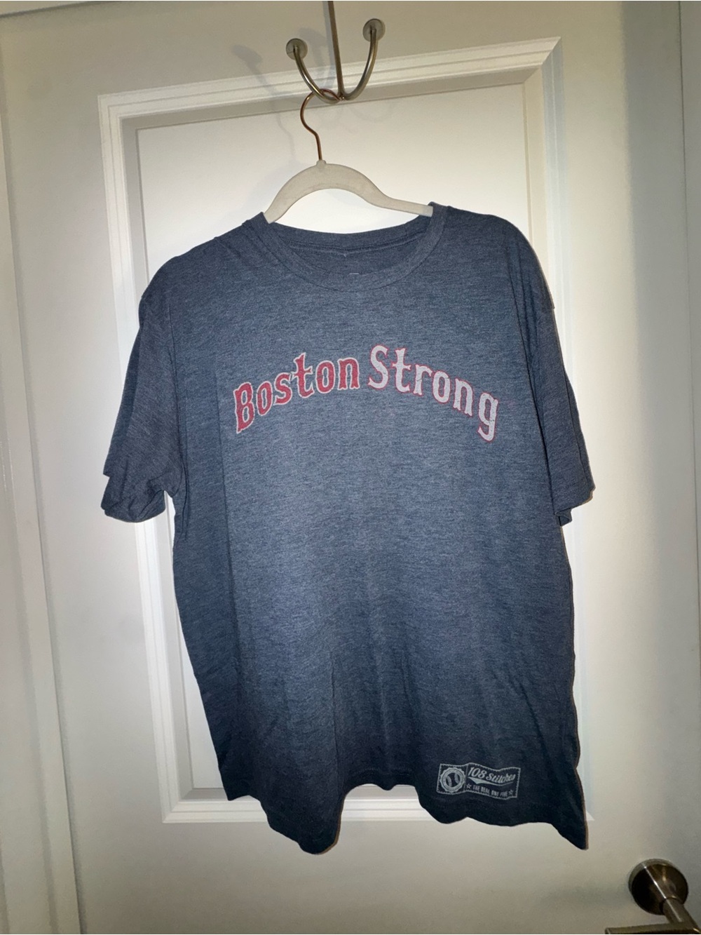 ✨🔵✨ Stitches Blue 'Boston Strong' Short Sleeve Tee